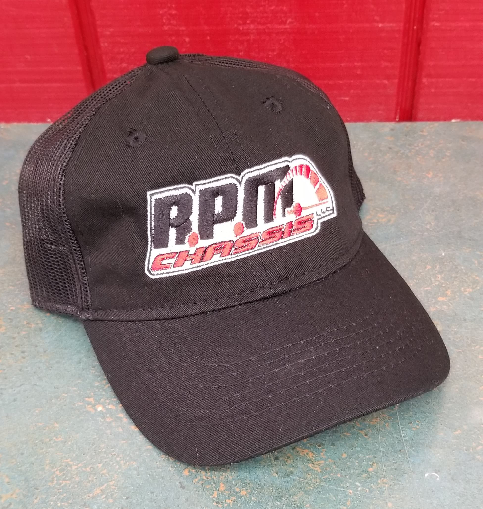 black snapback hat